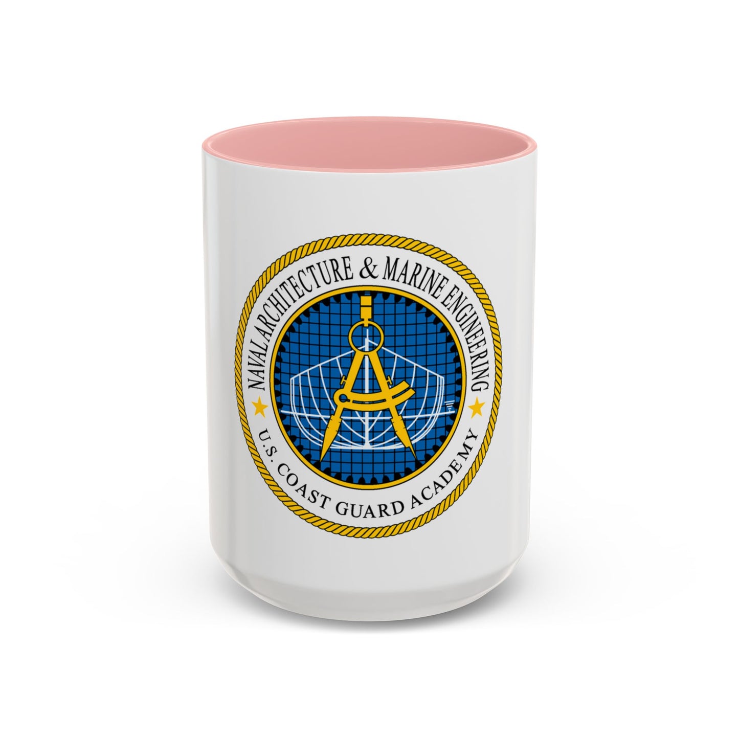 USCG Academy NA&ME (U.S. Coast Guard) Accent Coffee Mug
