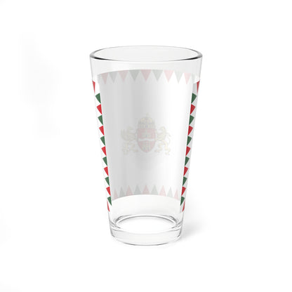 Flag of Budapest 2011 (Hungary) Pint Glass 16oz