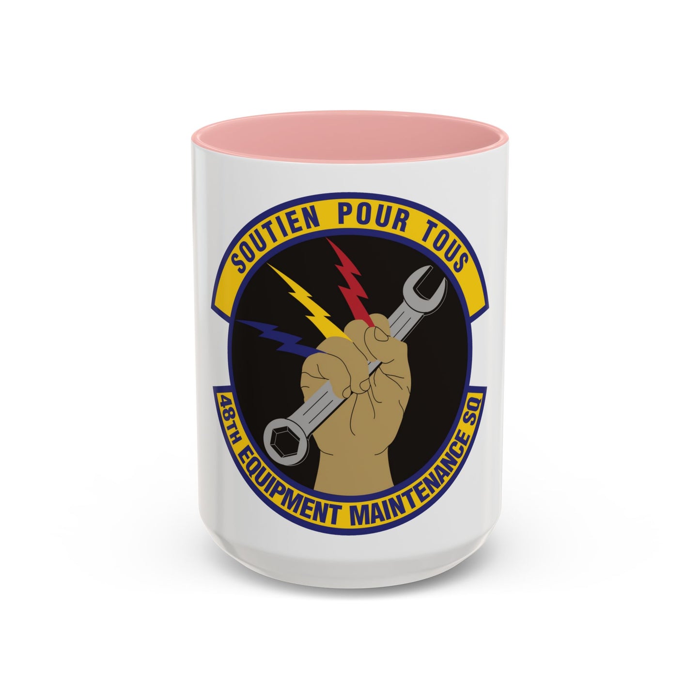 48th Equipment Maintenance Squadron (U.S. Air Force) Accent Coffee Mug