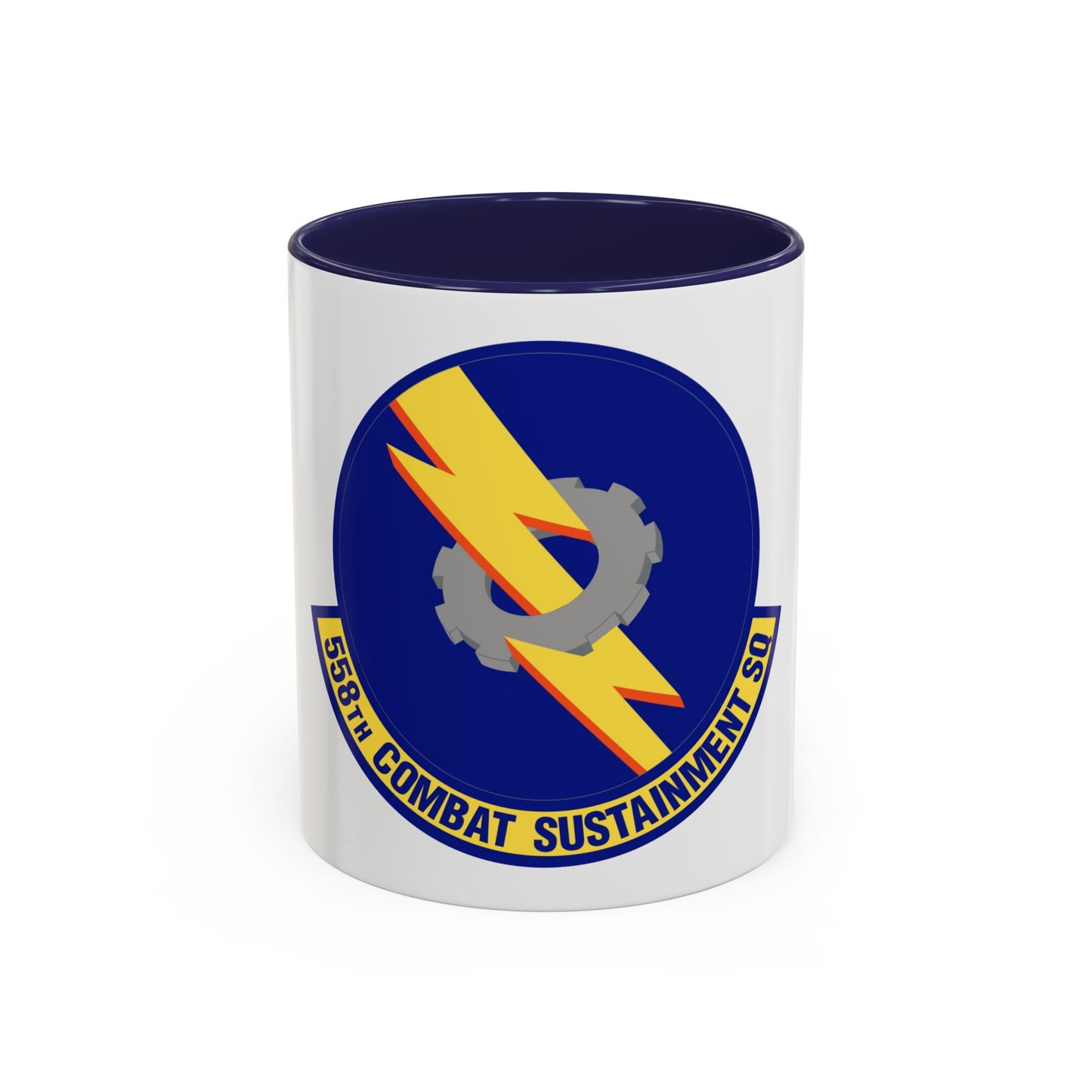 558th Combat Sustainment Squadron (U.S. Air Force) Accent Coffee Mug