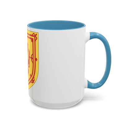 Royal Arms of the Kingdom of Scotland - Accent Coffee Mug