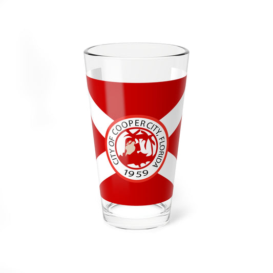 Flag of Cooper City Florida (United States) Pint Glass 16oz