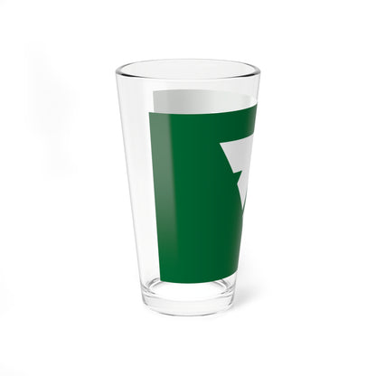 Flag of Ogata Akita (Japan) Pint Glass 16oz