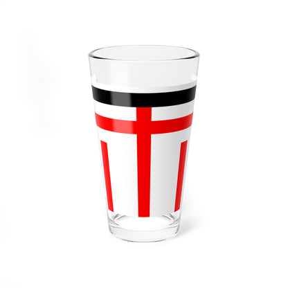 Flag of police of Japanese Taiwan 1901-1945 (Japan) Pint Glass 16oz