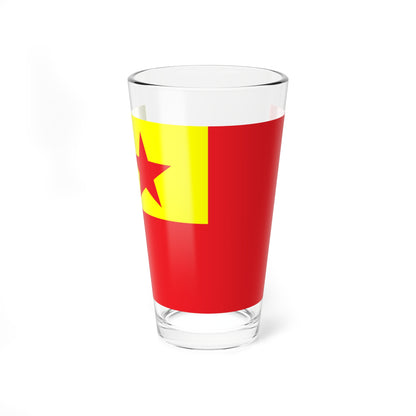 Proposed PRC national flags 043 (China) Pint Glass 16oz