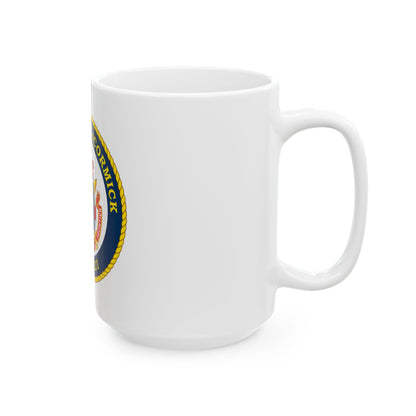 USS John McCormick WPC 1121 (U.S. Coast Guard) White Coffee Mug
