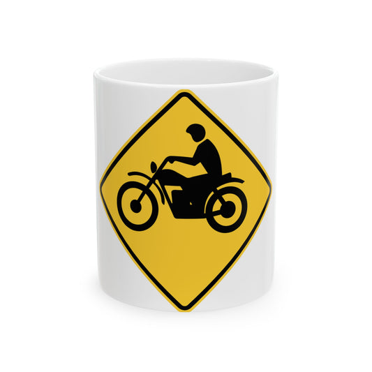 MUTCD-NY NYW5-18 (New York) (Road Sign) White Coffee Mug