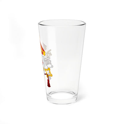 Escudo catedral basílica santiago bilbao (Spain) (Coat of Arms) Pint Glass 16oz