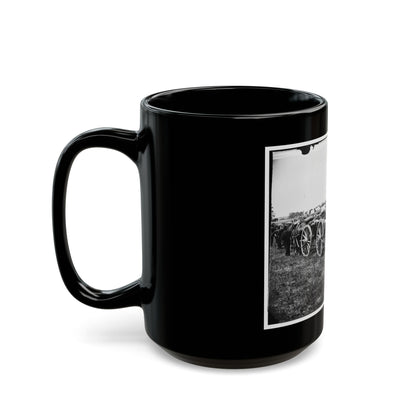 Richmond, Va., Vicinity. 20-Pdr. V Parrott Rifled Guns Of The 1st New York Battery (U.S. Civil War) Black Coffee Mug