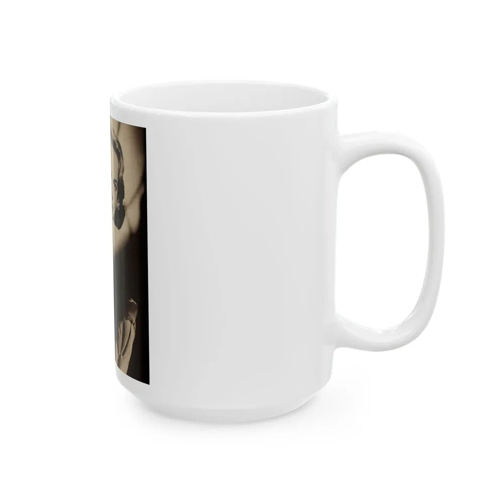 Terry Moore #540 - Magazine Page Photo (Vintage Female Icon) White Coffee Mug-Go Mug Yourself