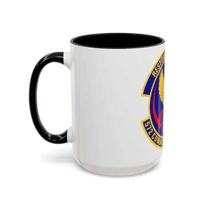 572d Commodities Maintenance Squadron (U.S. Air Force) Accent Coffee Mug