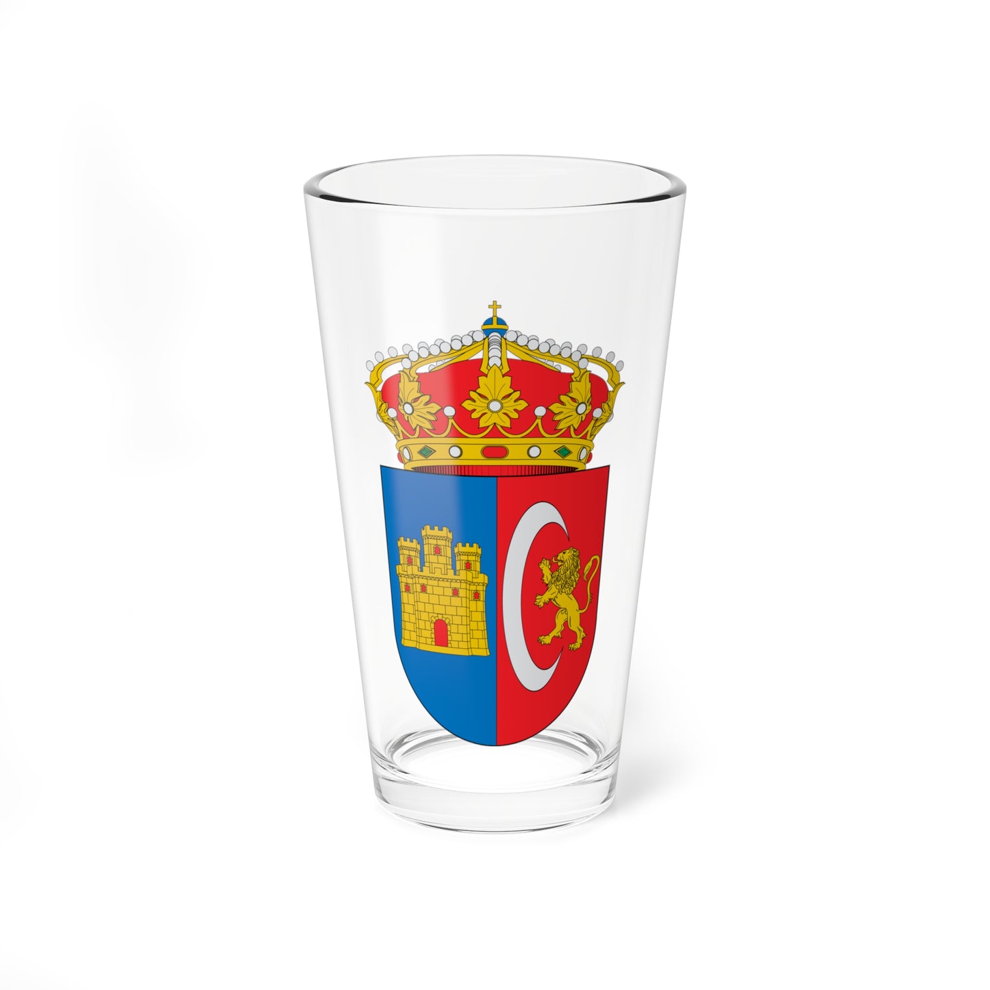 Escudo de Alcazar del Rey (Spain) (Coat of Arms) Pint Glass 16oz