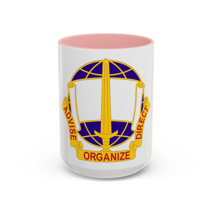308 Civil Affairs Brigade 2 (U.S. Army) Accent Coffee Mug