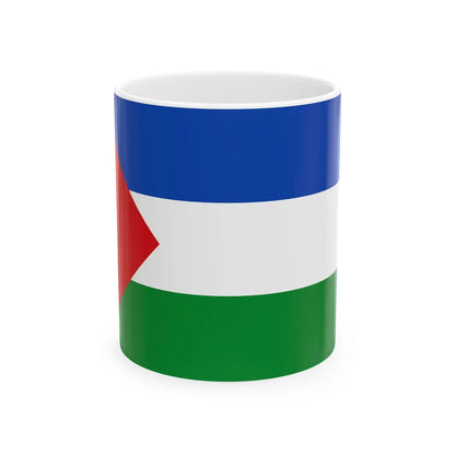 Flag of Guanacaste Province Costa Rica - White Coffee Mug-11oz-Go Mug Yourself