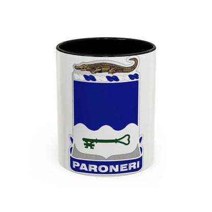 211th Infantry Regiment (U.S. Army) Accent Coffee Mug 11oz Black - Go Mug Yourself