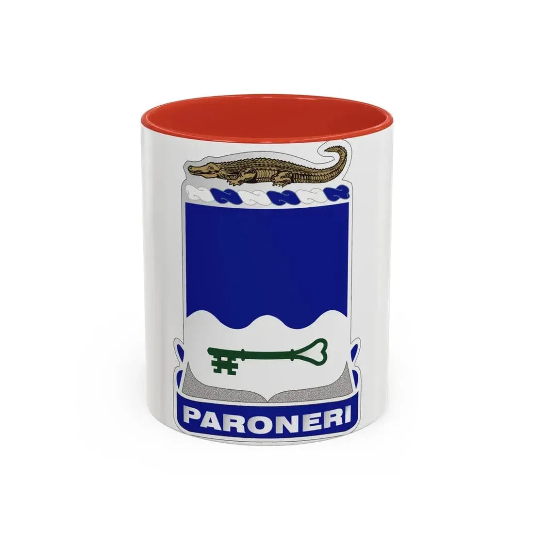 211th Infantry Regiment (U.S. Army) Accent Coffee Mug 11oz Red - Go Mug Yourself