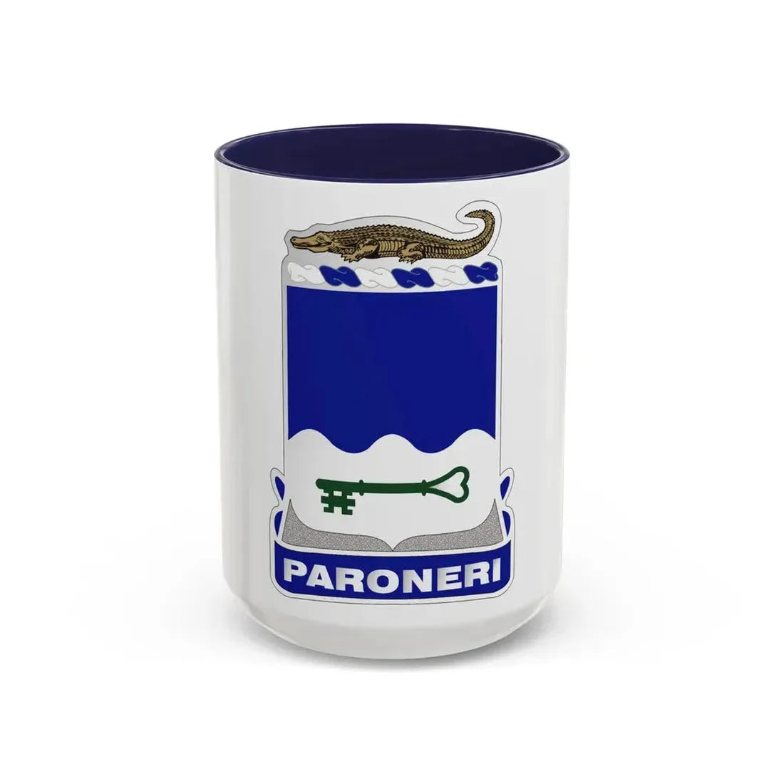 211th Infantry Regiment (U.S. Army) Accent Coffee Mug 15oz Navy - Go Mug Yourself