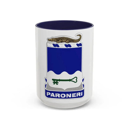 211th Infantry Regiment (U.S. Army) Accent Coffee Mug 15oz Navy - Go Mug Yourself