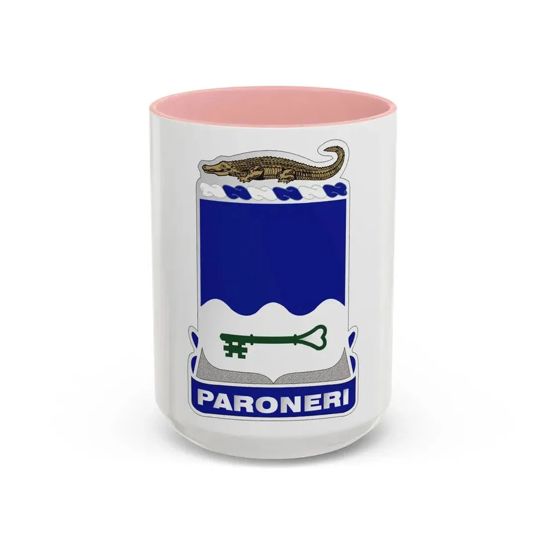 211th Infantry Regiment (U.S. Army) Accent Coffee Mug 15oz Pink - Go Mug Yourself