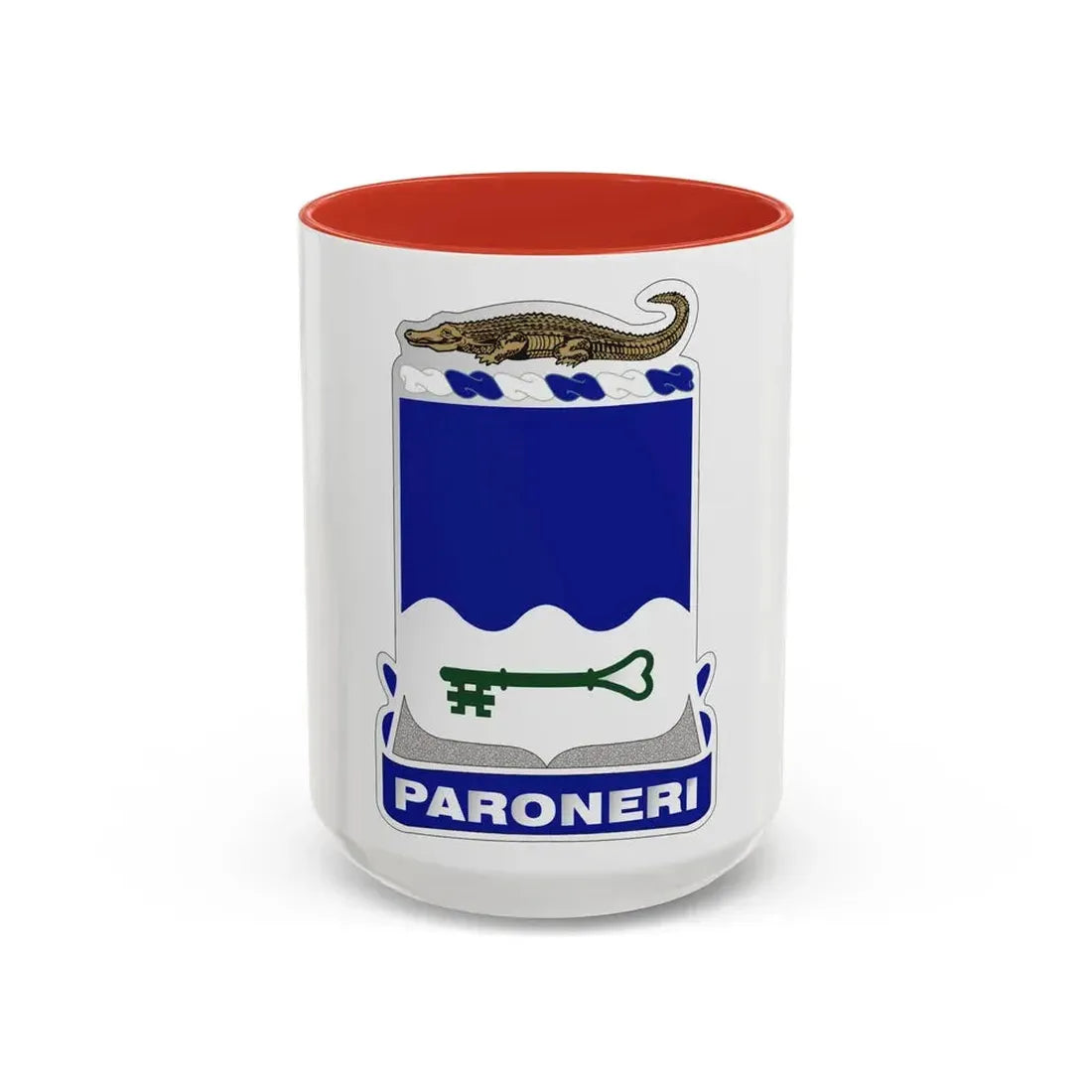 211th Infantry Regiment (U.S. Army) Accent Coffee Mug 15oz Red - Go Mug Yourself