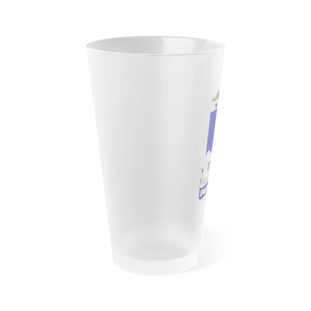 211th Infantry Regiment (U.S. Army) Frosted Pint Glass 16oz - Go Mug Yourself