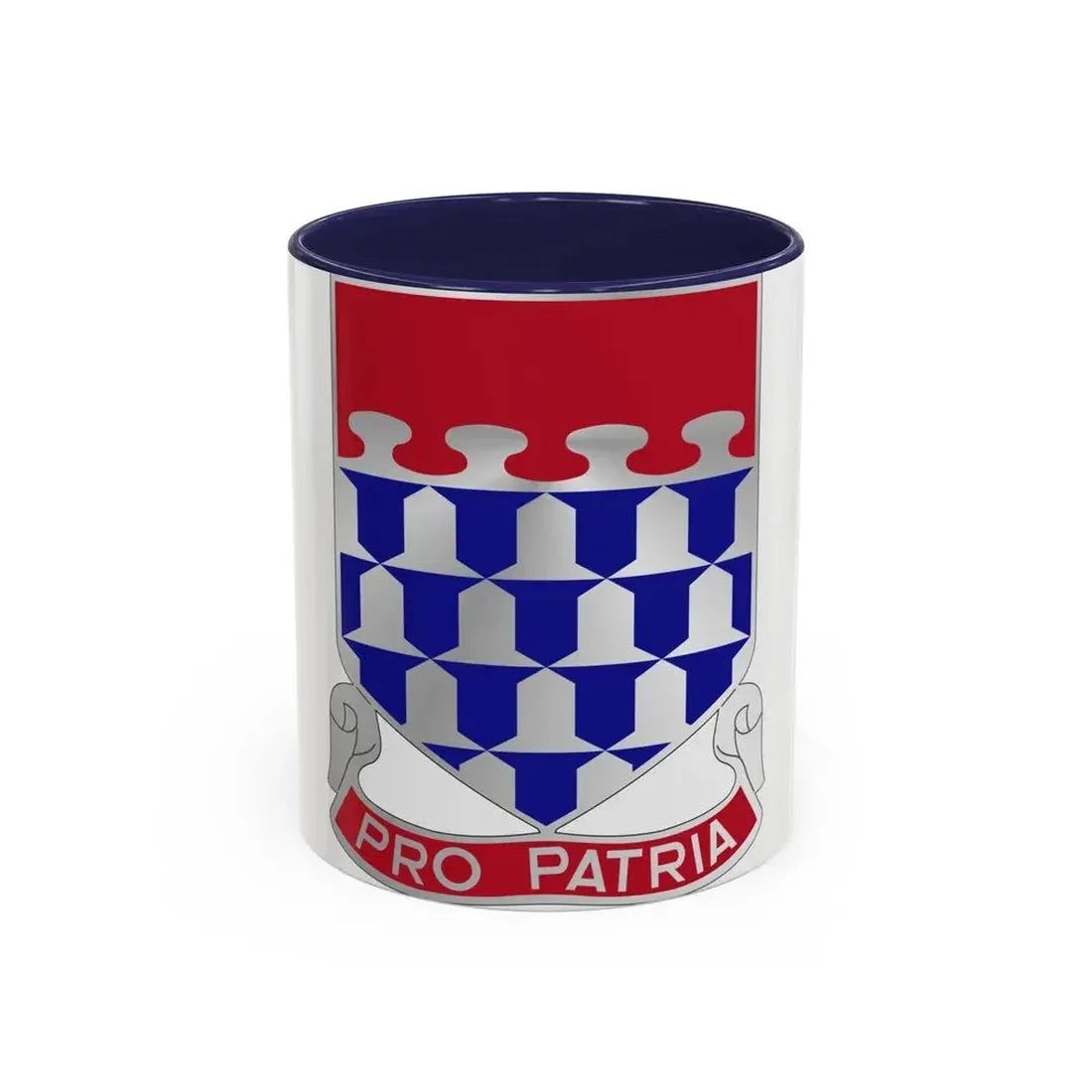 212 Artillery Regiment (U.S. Army) Accent Coffee Mug 11oz Navy - Go Mug Yourself