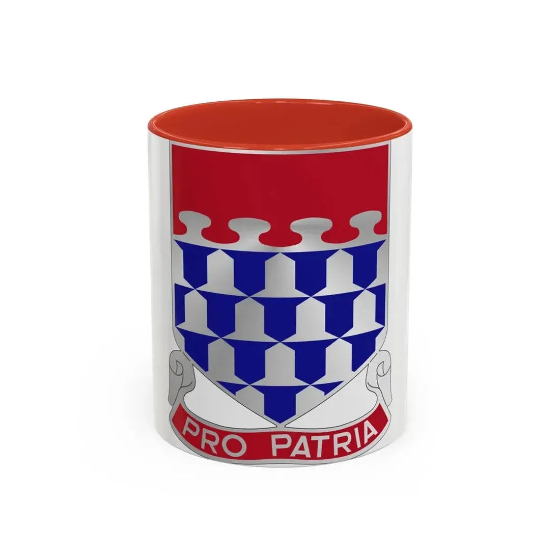 212 Artillery Regiment (U.S. Army) Accent Coffee Mug 11oz Red - Go Mug Yourself