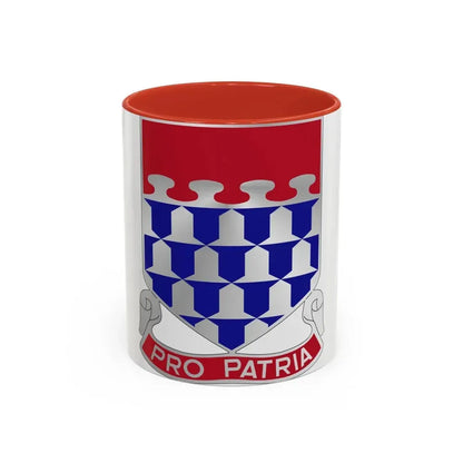 212 Artillery Regiment (U.S. Army) Accent Coffee Mug 11oz Red - Go Mug Yourself