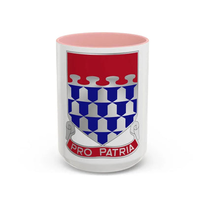 212 Artillery Regiment (U.S. Army) Accent Coffee Mug 15oz Pink - Go Mug Yourself