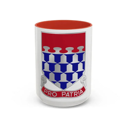 212 Artillery Regiment (U.S. Army) Accent Coffee Mug 15oz Red - Go Mug Yourself
