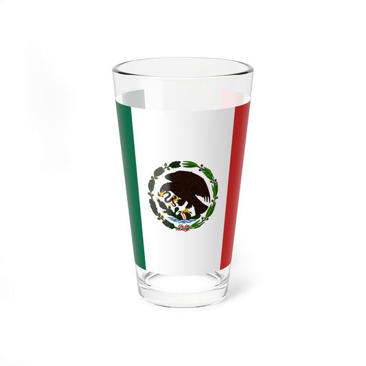 Flag of Mexico 1934-1968 2 (Mexico) Pint Glass 16oz