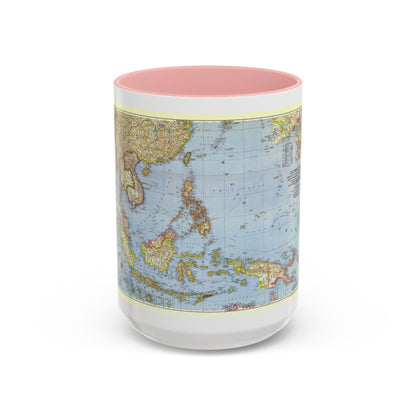 Asia - Southeast (1944) (Map) Accent Coffee Mug