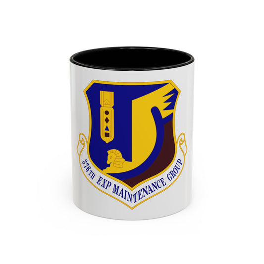 376th Expeditionary Maintenance Group (U.S. Air Force) Accent Coffee Mug