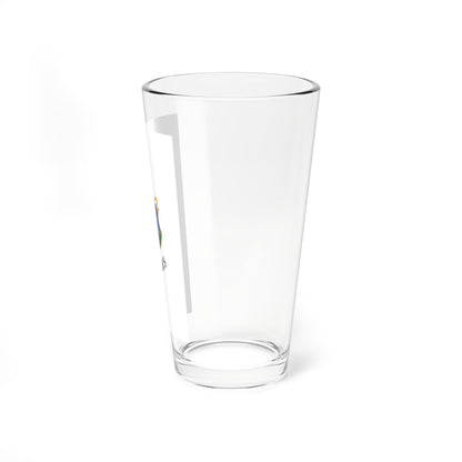 Flag of Kunbaracs vertical (Hungary) Pint Glass 16oz