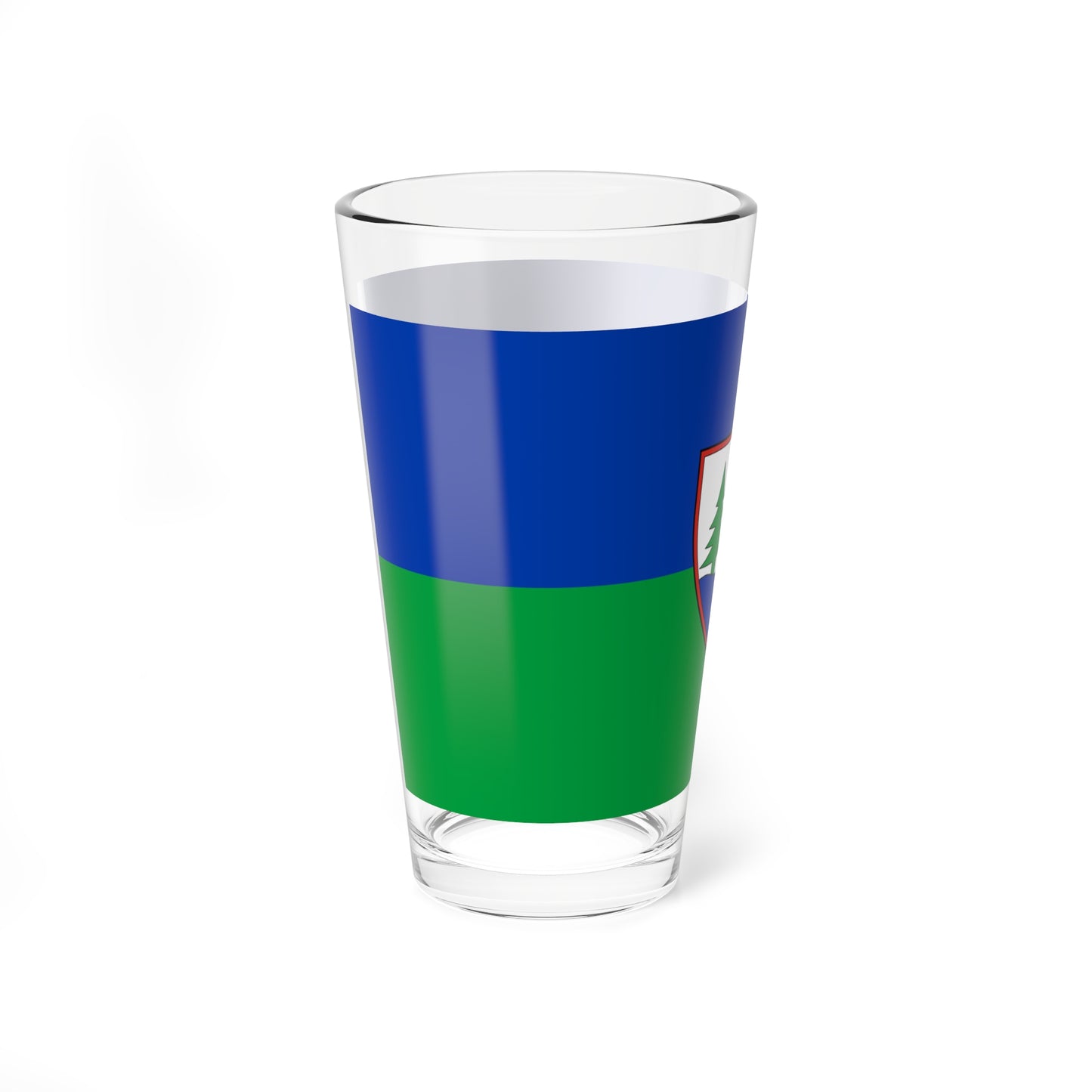 Flag of Balatonfenyves (Hungary) Pint Glass 16oz