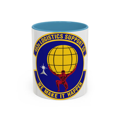 463d Logistics Support Squadron (U.S. Air Force) Accent Coffee Mug