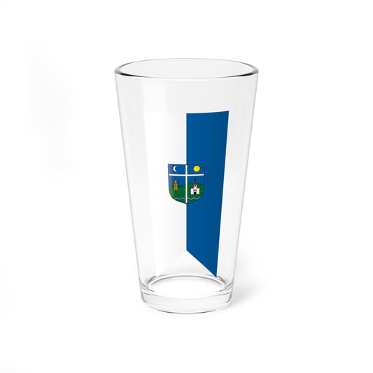 Flag of Hegyhatszentpeter (Hungary) Pint Glass 16oz