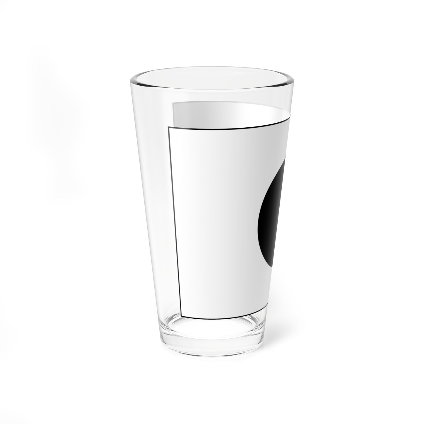 Flag of Japan monocrome (Japan) Pint Glass 16oz