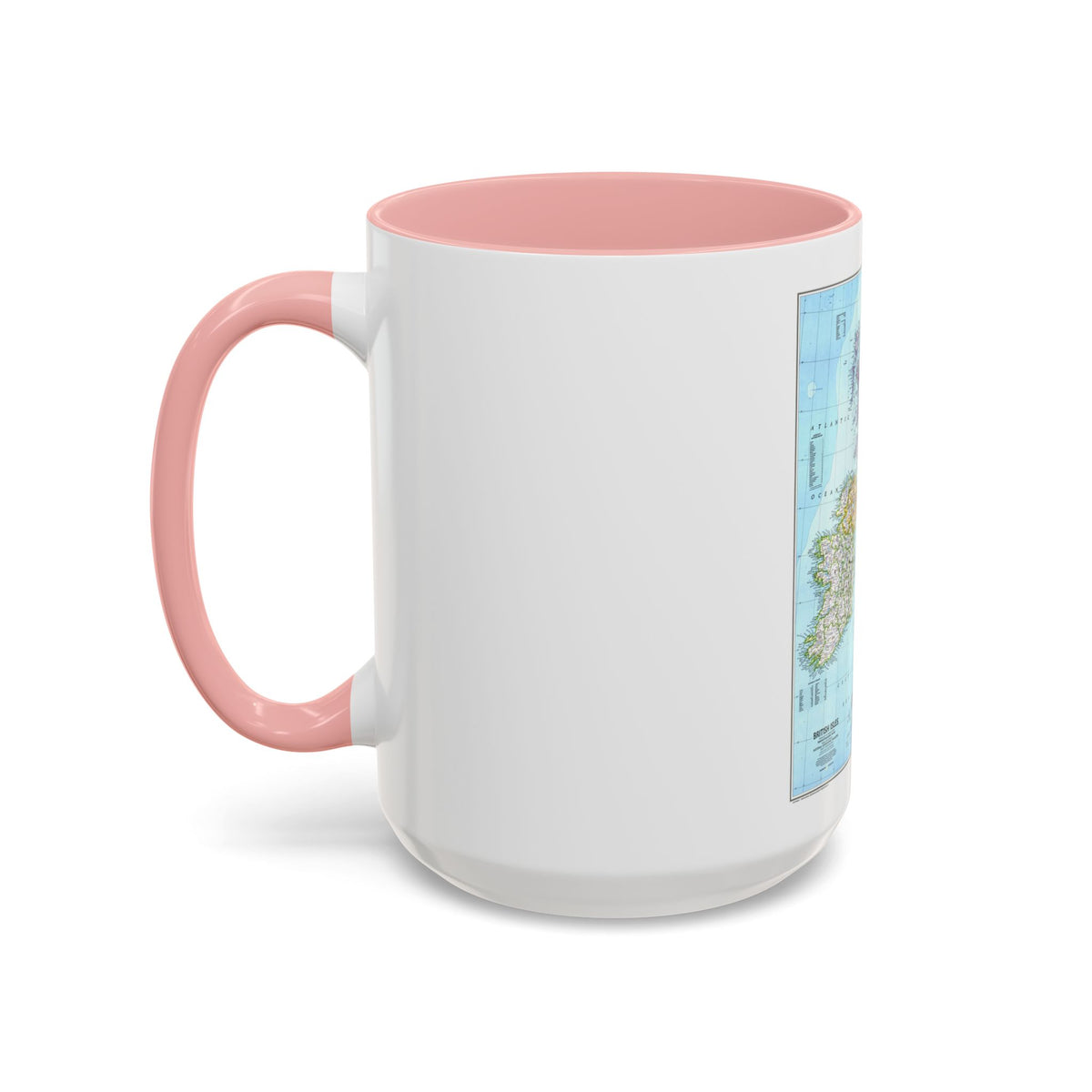 British Isles (1979) (Map) Accent Coffee Mug