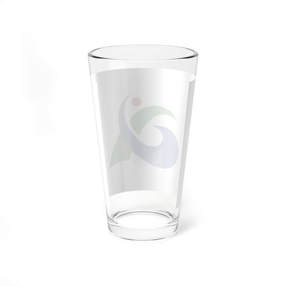 Flag of Aisai Aichi (Japan) Pint Glass 16oz