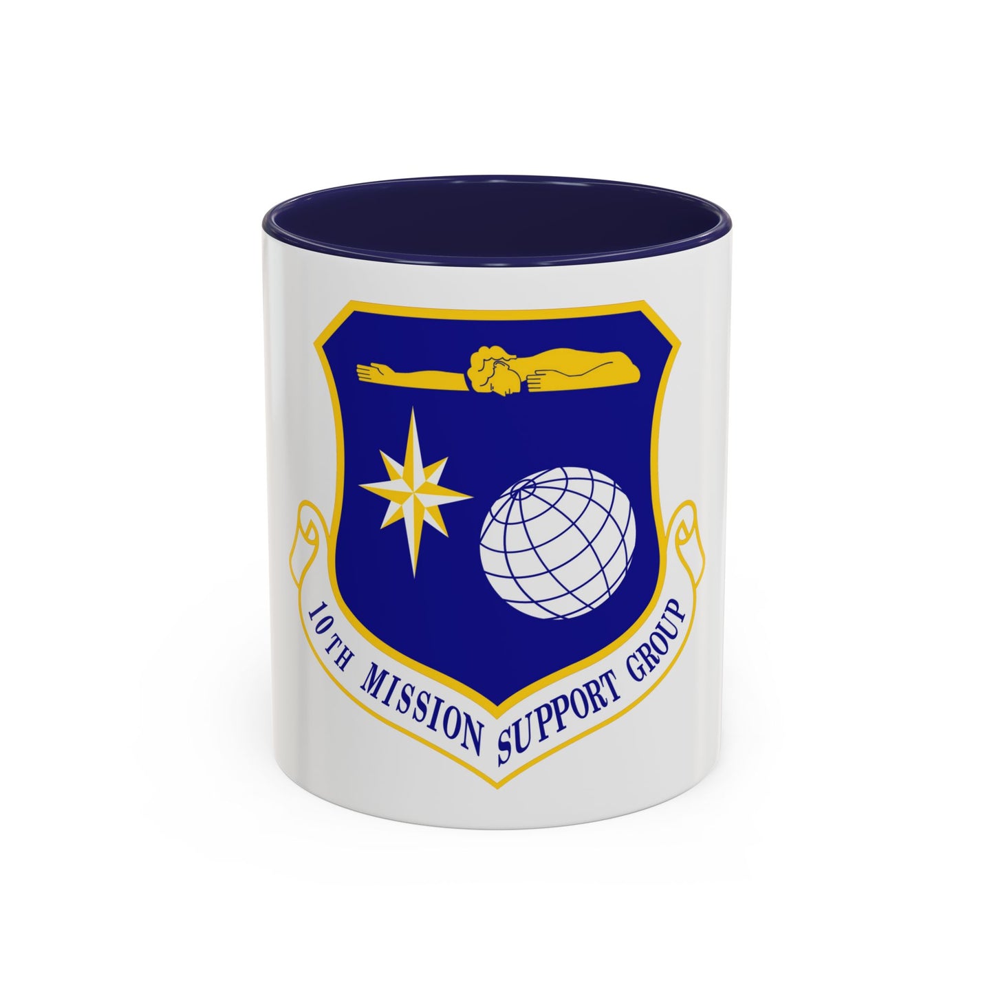 10th Mission Support Group (U.S. Air Force) Accent Coffee Mug