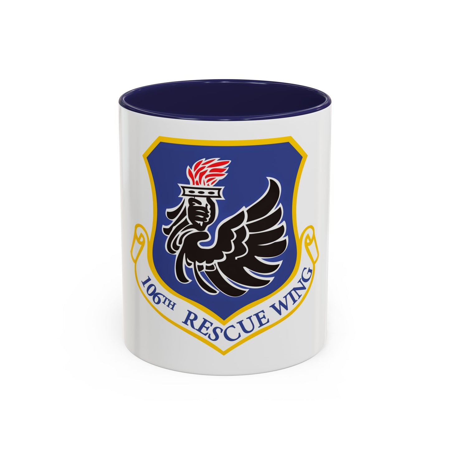 106th Rescue Wing logo 2 (U.S. Air Force) Accent Coffee Mug