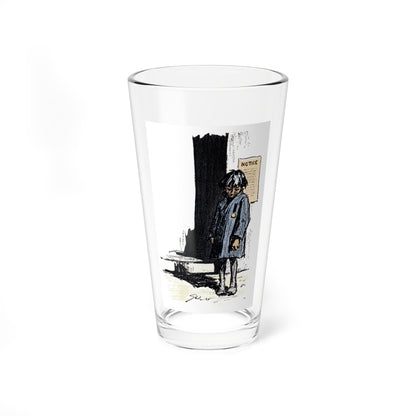 One Uses the Handkerchief (5), Woman's Home Companion, November 1924 (Magazine Illustration) Pint Glass 16oz