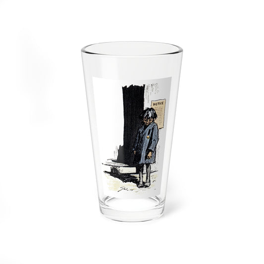 One Uses the Handkerchief (5), Woman's Home Companion, November 1924 (Magazine Illustration) Pint Glass 16oz