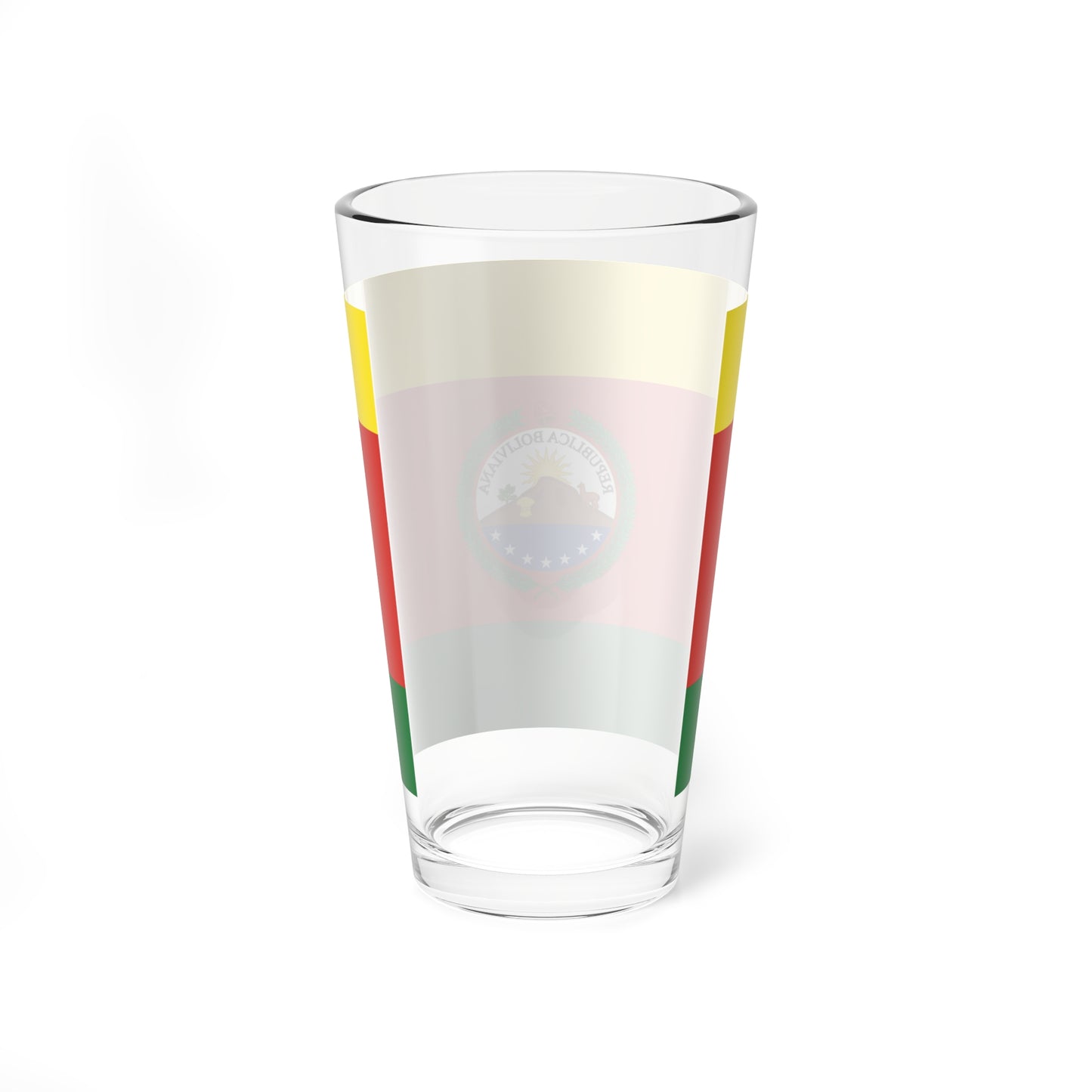 Greater Flag of Bolivia 1831-1851 (Bolivia) Pint Glass 16oz