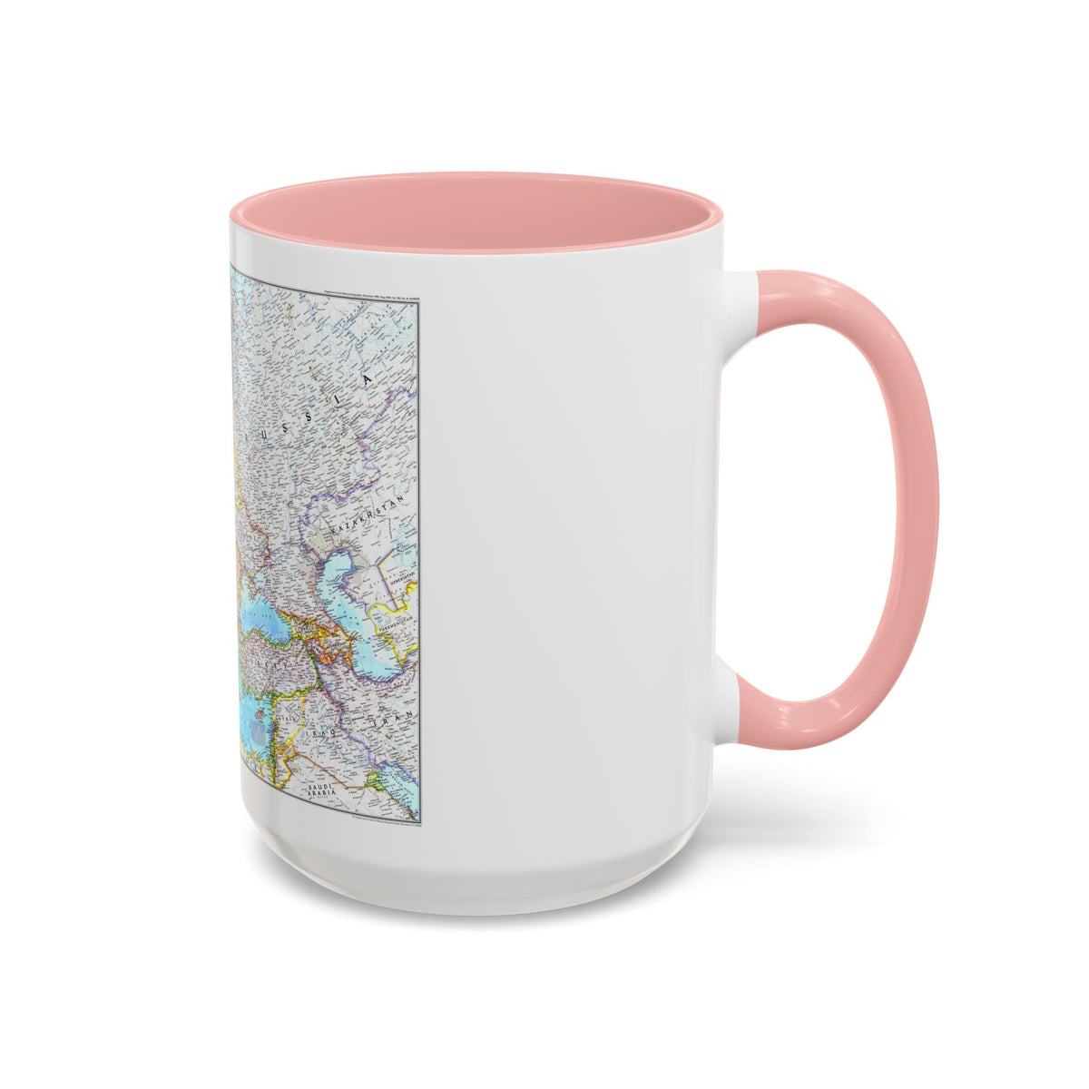 Europe (1992) (Map) Accent Coffee Mug