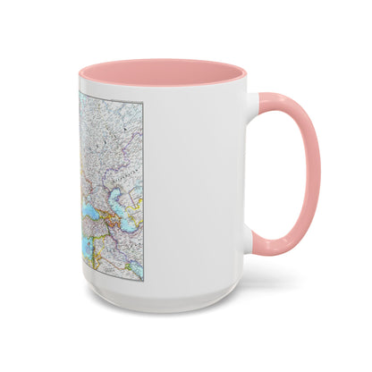 Europe (1992) (Map) Accent Coffee Mug