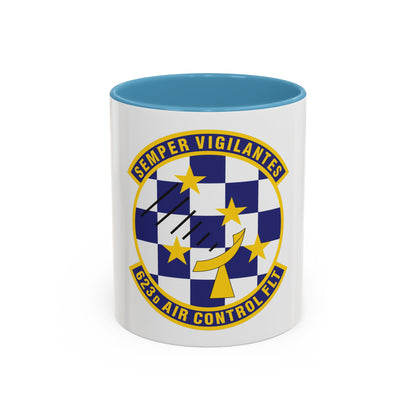623 Air Control Squadron PACAF (U.S. Air Force) Accent Coffee Mug