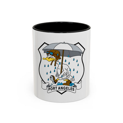 USCG Air Station Port Angeles PAAS (U.S. Coast Guard) Accent Coffee Mug