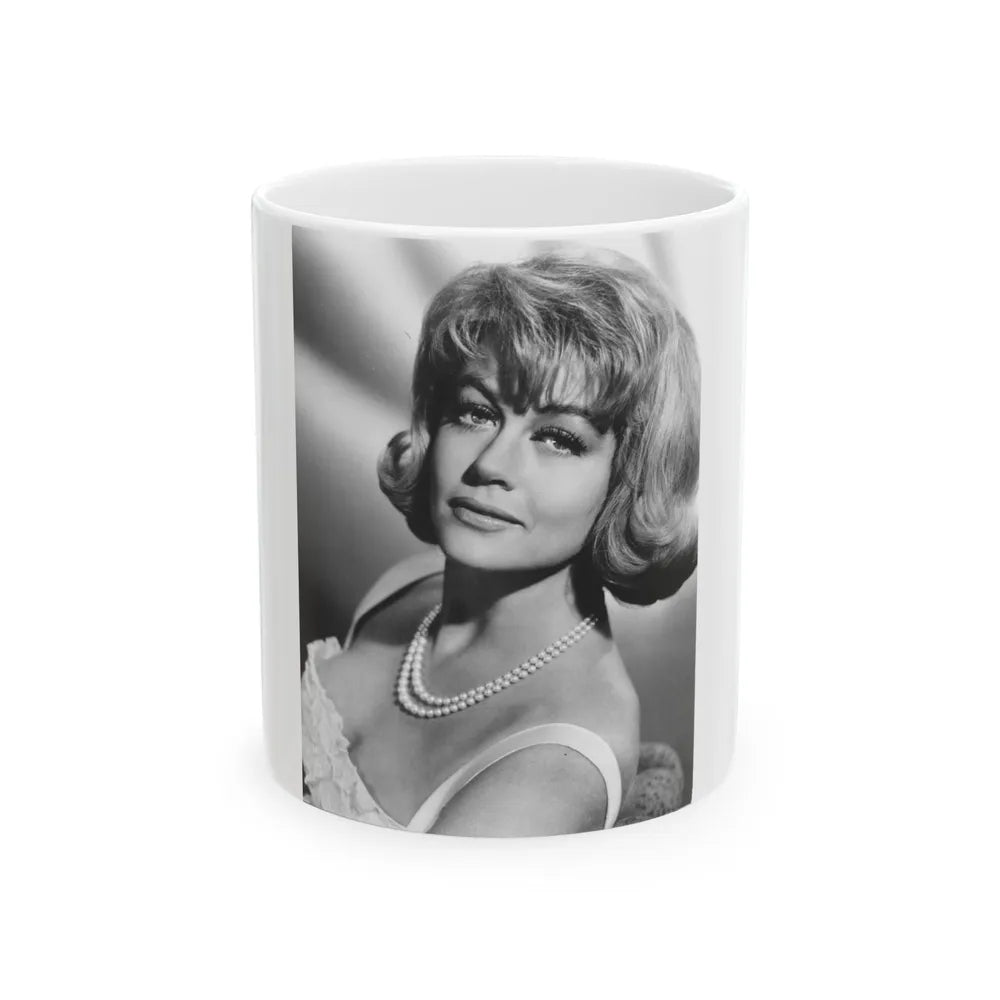 Dorothy Malone #214 (Vintage Female Icon) White Coffee Mug-11oz-Go Mug Yourself